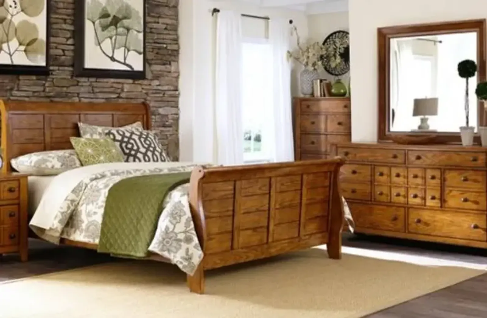 Liberty Grandpas Cabin 3pc Queen Sleigh Bedroom Set