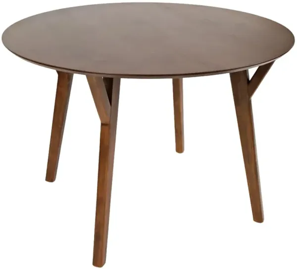 Jofran Inc. Copenhagen Brown Round Dining Table