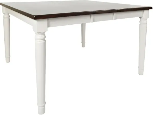 Jofran Inc. Orchard Park Brown Counter Table with Light Grey Base