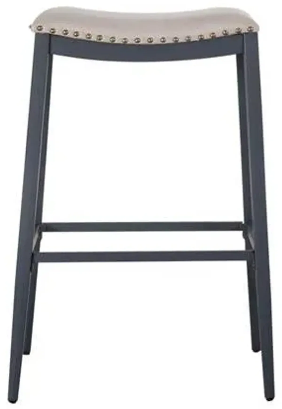 Liberty Furniture Vintage Series Blue Backless Upholstered Bar Stool - Set of 2