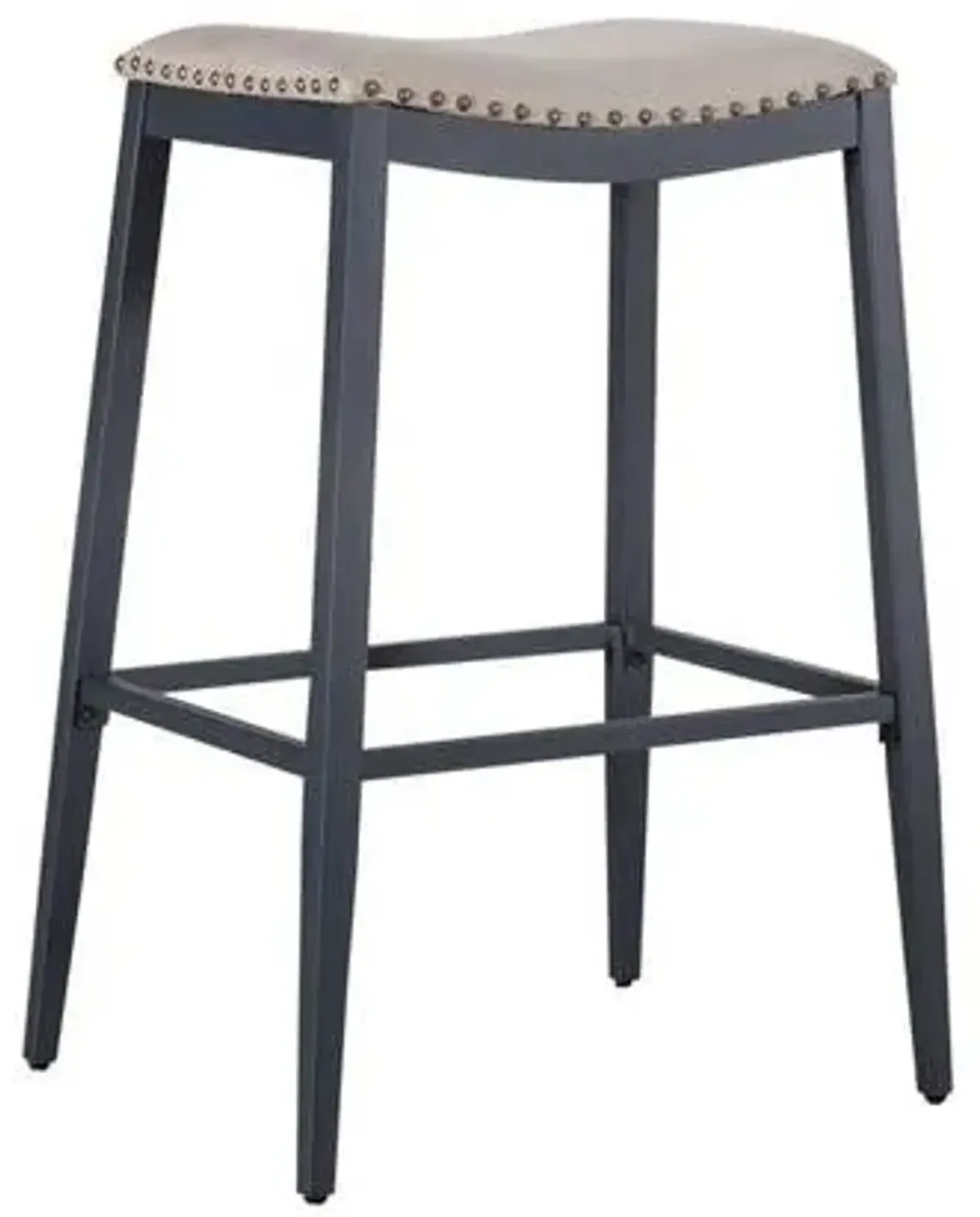 Liberty Furniture Vintage Series Blue Backless Upholstered Bar Stool - Set of 2