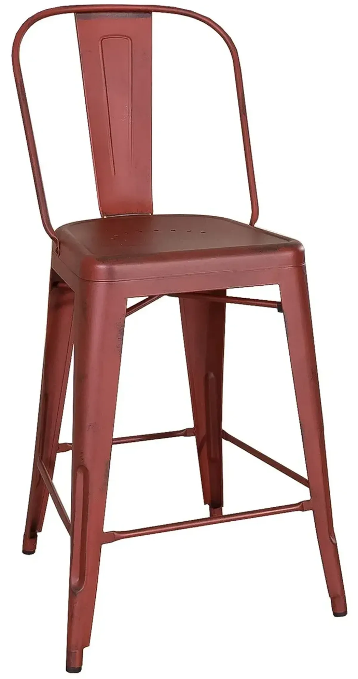 Liberty Furniture Vintage Series Red Back Counter Chair - Set of 2