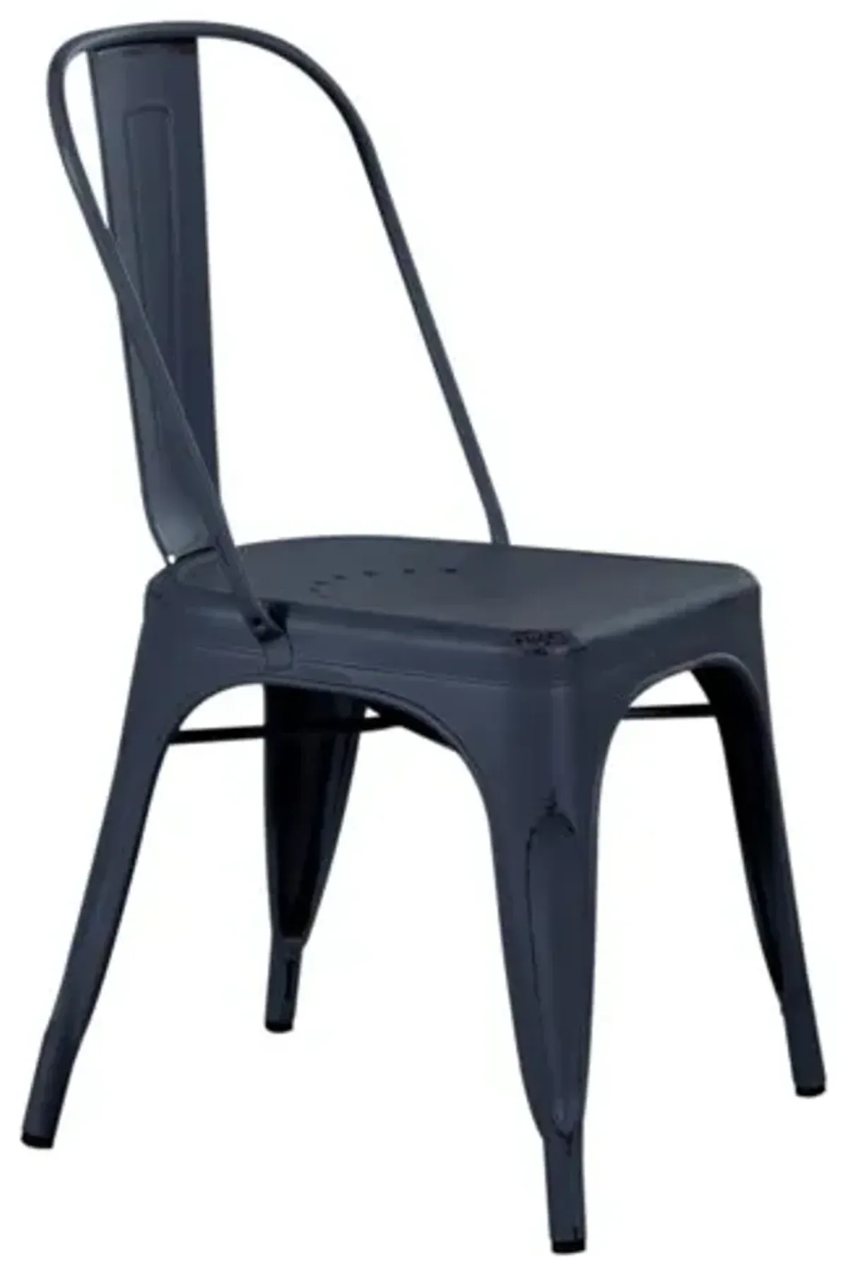 Liberty Furniture Vintage Dark Gray Bow Back Side Chair
