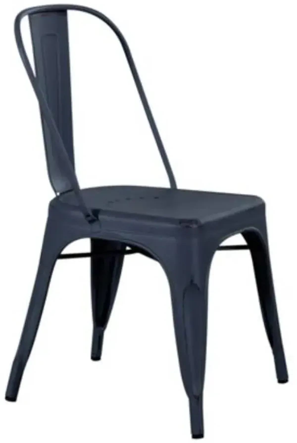 Liberty Furniture Vintage Navy Bow Back Side Chair