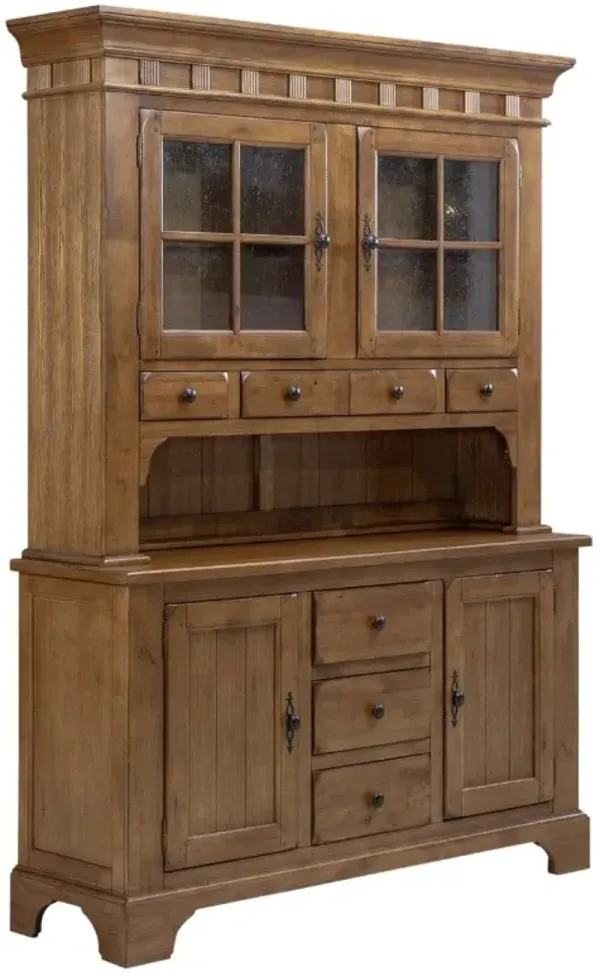 Liberty Furniture Treasures Rustic Hutch and Buffet Set