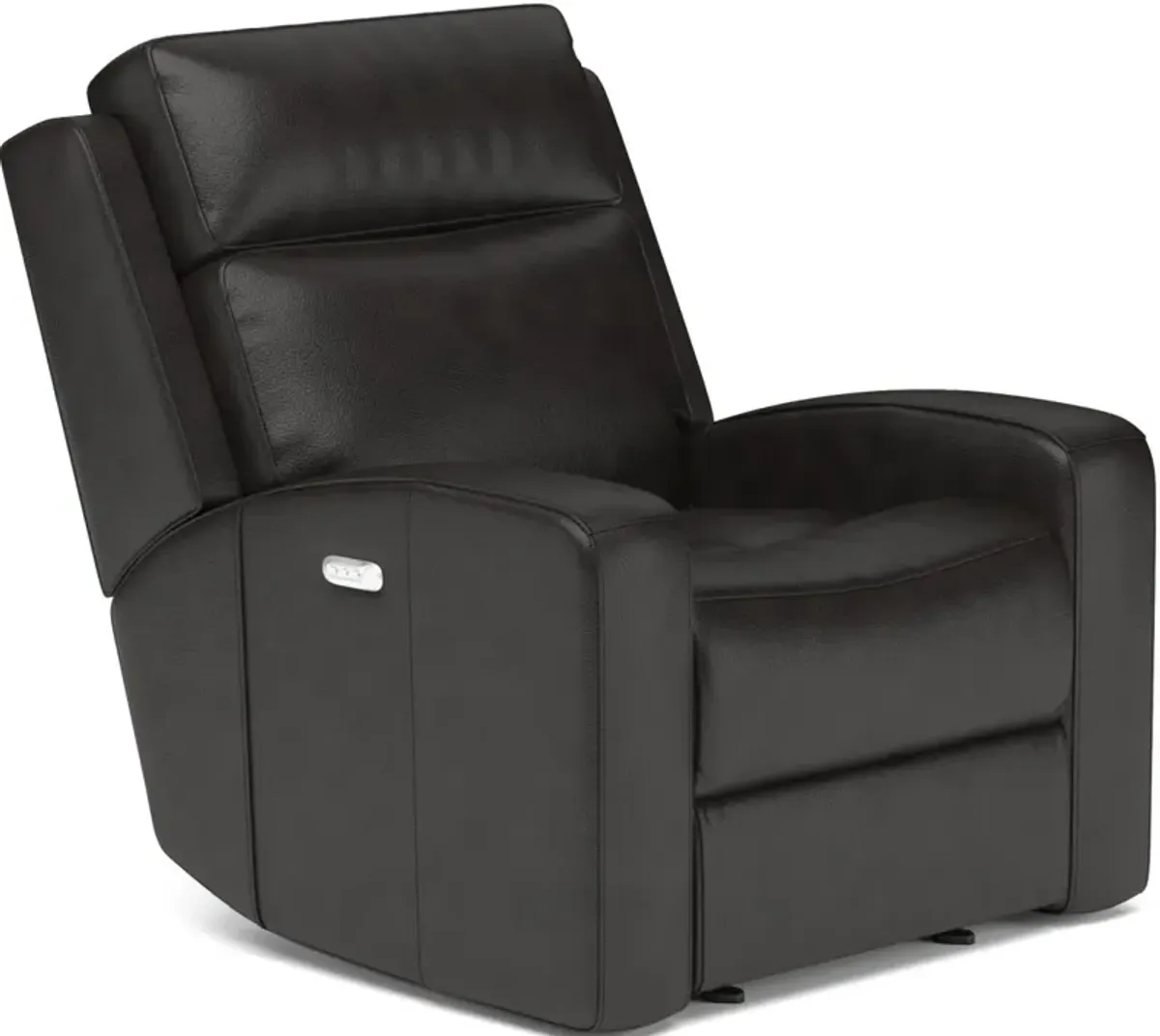 Flexsteel® Cody Dark Brown Power Gliding Recliner with Power Headrest