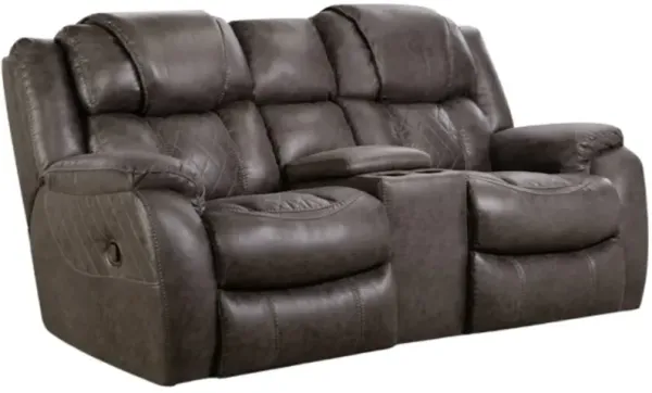 HomeStretch Daytona Steel Manual Reclining Loveseat
