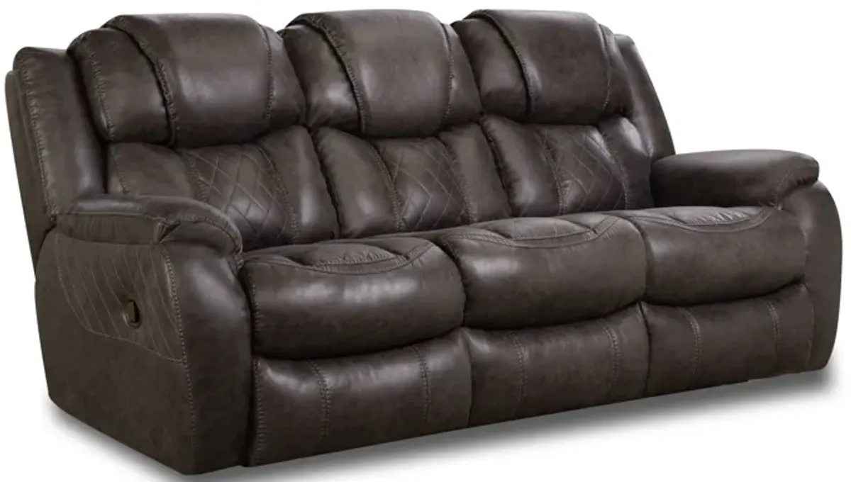 Homestretch Steel Reclining Sofa