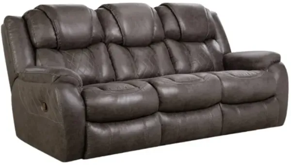 HomeStretch Daytona Steel Double Manual Reclining Sofa