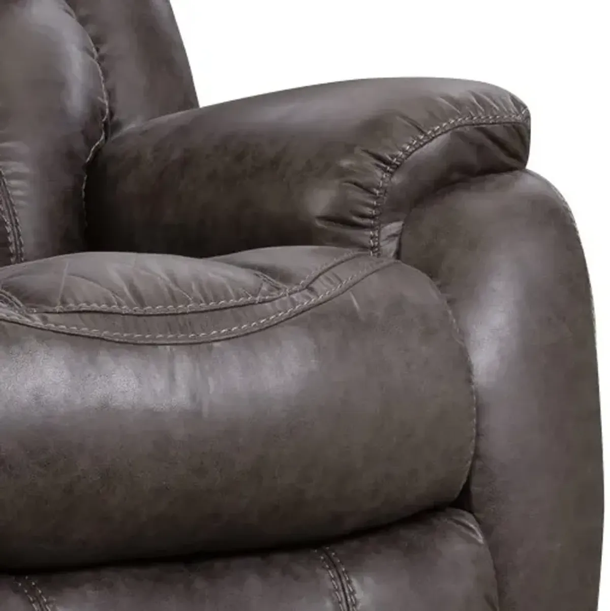 HomeStretch Daytona Gray 38" Manual Rocker Recliner