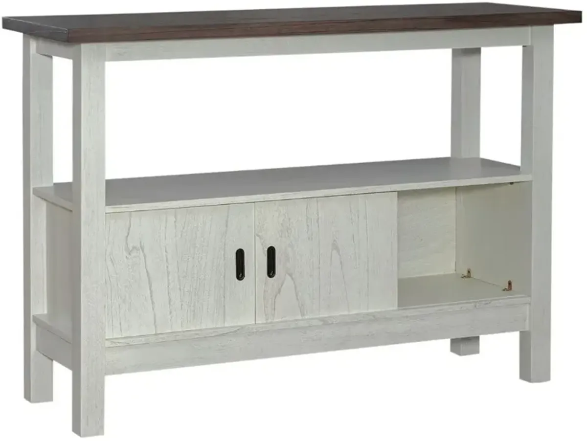 Liberty Furniture Brook Bay Carbon Gray/Textured White Sideboard