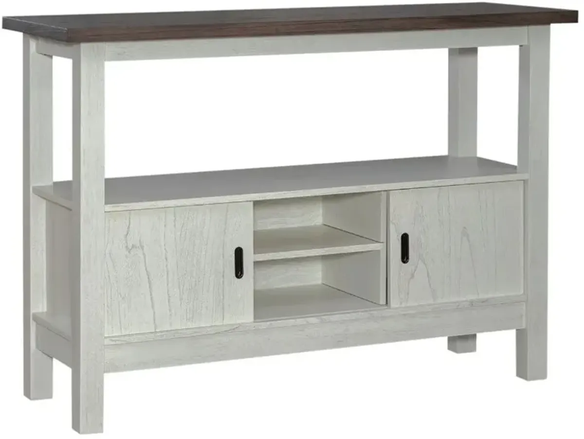 Liberty Furniture Brook Bay Carbon Gray/Textured White Sideboard