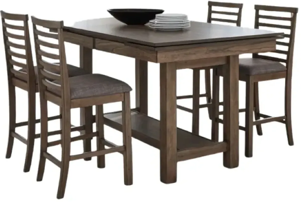 Liberty Furniture Brook Bay 5-Piece Sandstone Dining Set