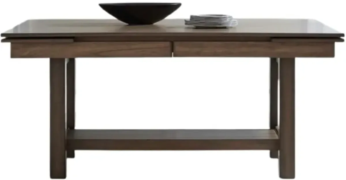 Liberty Furniture Brook Bay Sandstone Trestle Dining Table