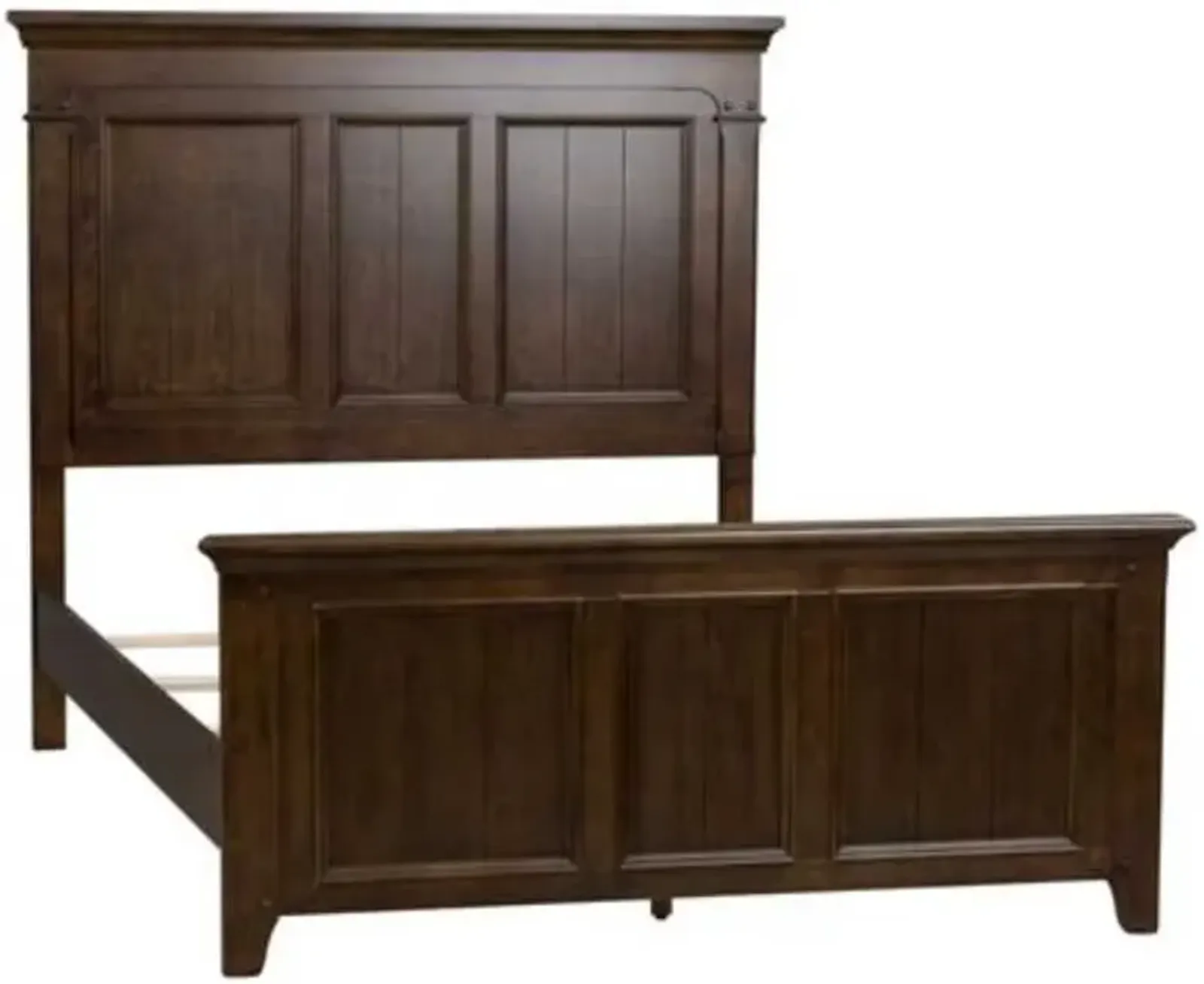 Liberty Furniture Saddlebrook Tobacco Queen Panel Bed