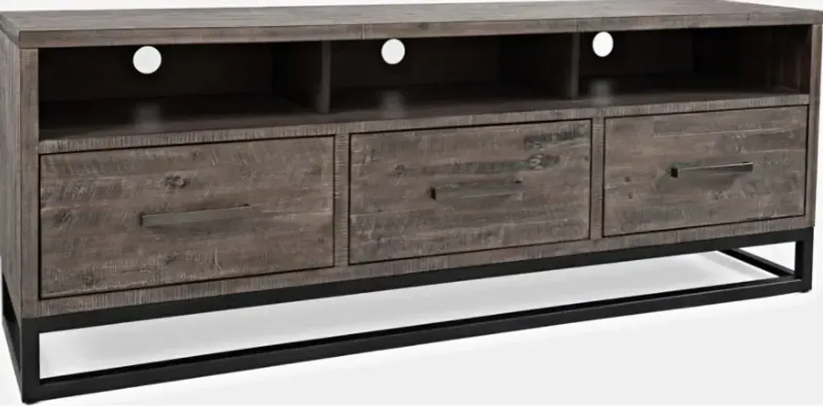 Jofran Inc. East Hampton Distressed Gray 70" Media Console