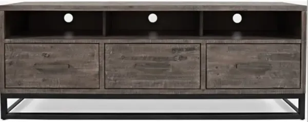 Jofran Inc. East Hampton Distressed Gray 70" Media Console