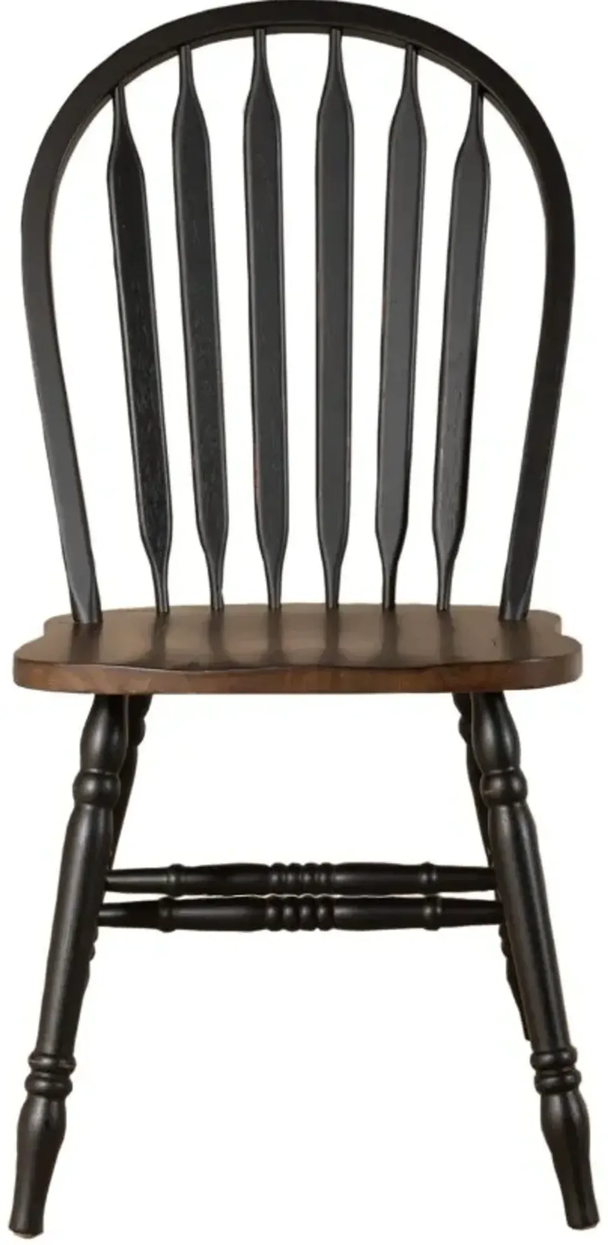 Liberty Furniture Carolina Crossing Black Windsor Side Chair - Set of 2