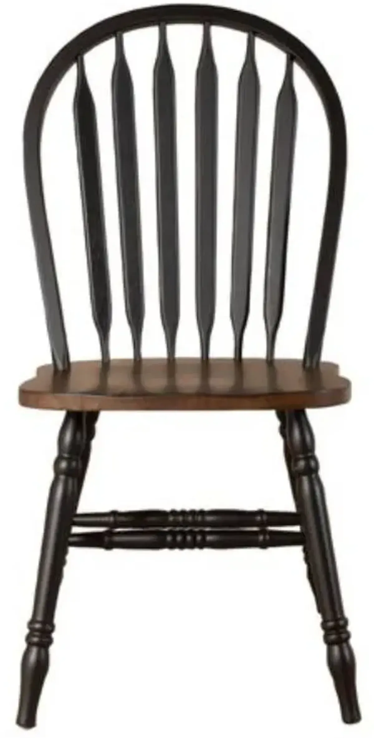 Liberty Furniture Carolina Crossing Black Windsor Side Chair - Set of 2