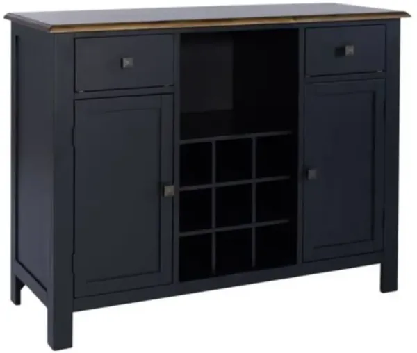 Liberty Furniture Carolina Crossing Antique Honey/Black Server