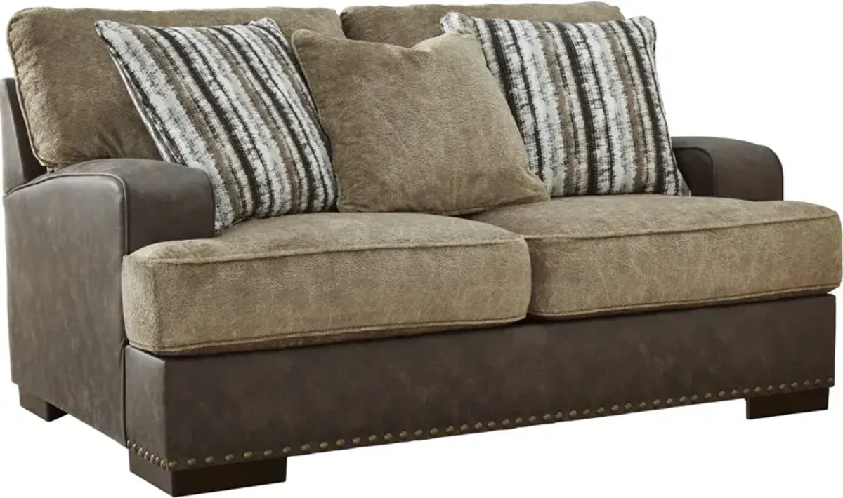 Signature Design by Ashley® Alesbury Chocolate Loveseat