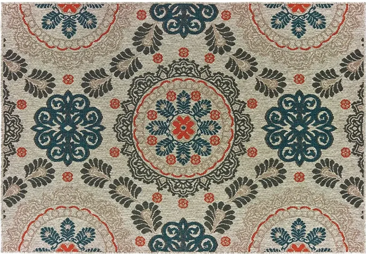 Oriental Weavers Latitude Gray 3'x5' Rug
