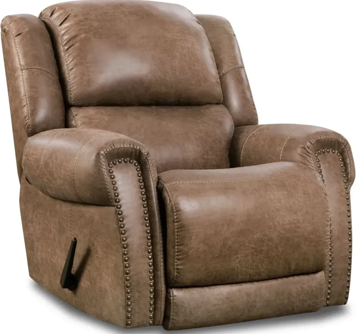 Homestretch Oak Rocker Recliner