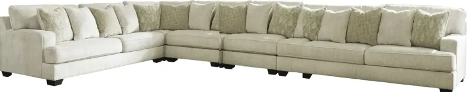 Signature Design by Ashley® Rawcliffe 5-Piece Parchment Sectional