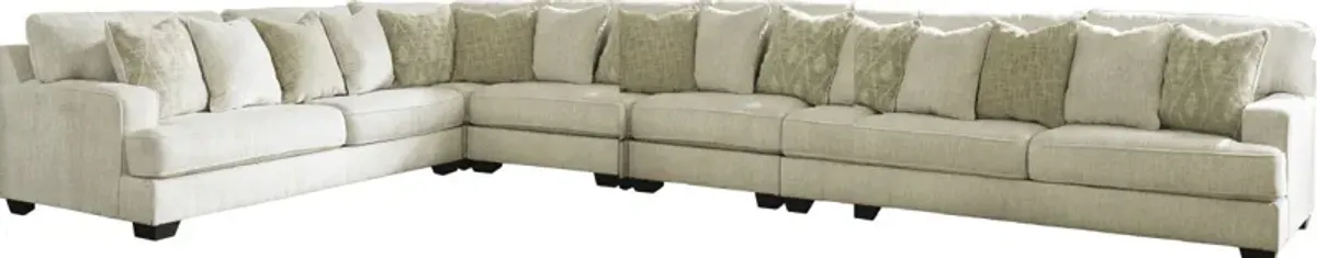 Signature Design by Ashley® Rawcliffe 5-Piece Parchment Sectional