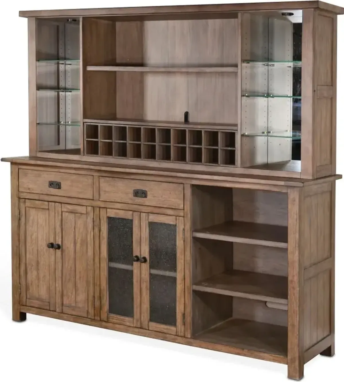 Sunny Designs Doe Valley Buckskin Buffet Hutch