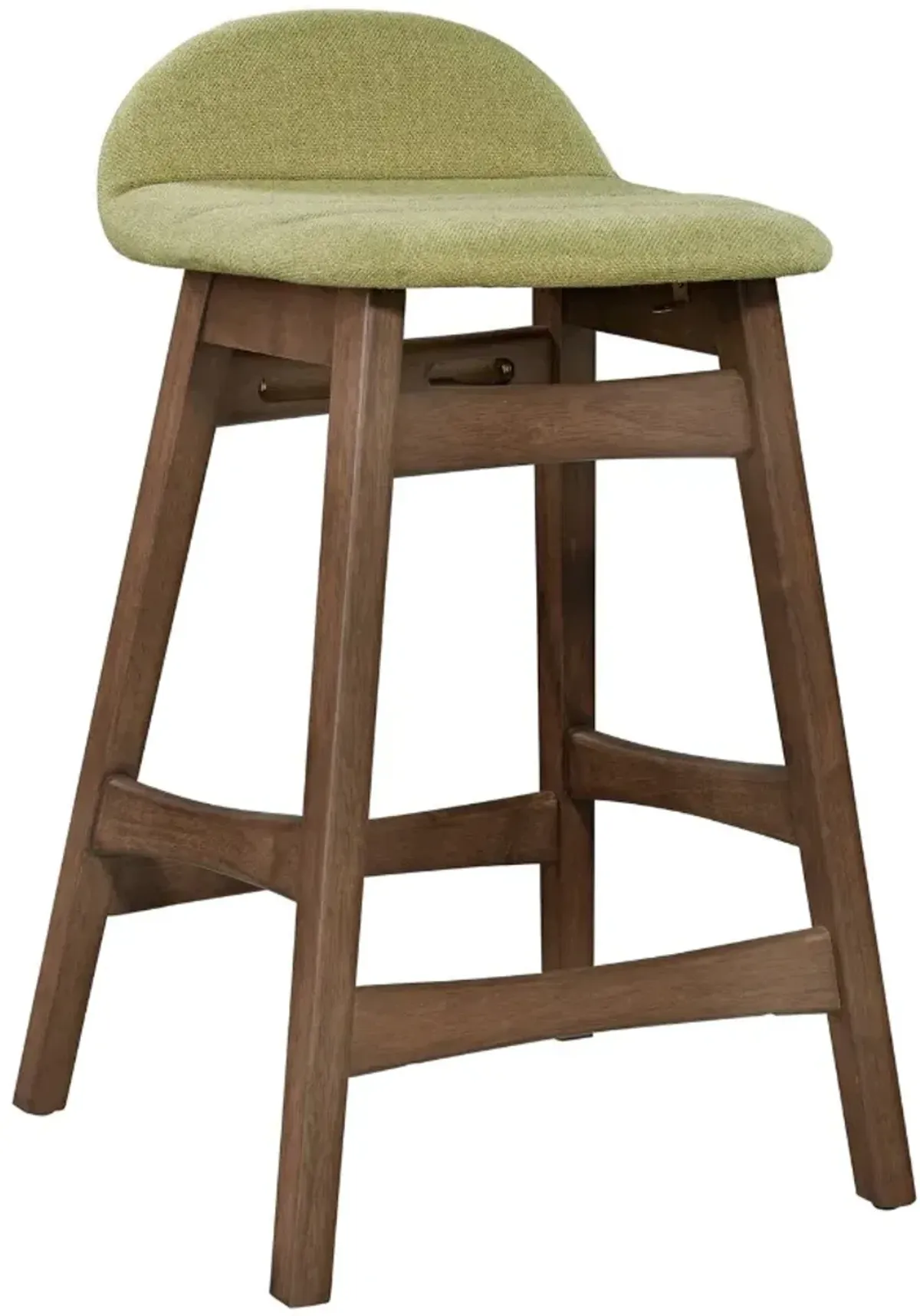 Liberty Furniture Space Savers Green Satin Walnut Bar Stool - Set of 2