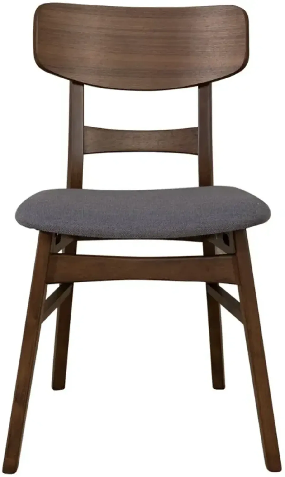 Liberty Furniture Space Savers Gray/Satin Walnut Panel Back Side Chair