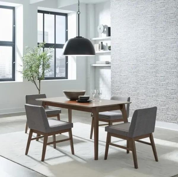 Liberty Furniture Space Savers 5-Piece Satin Walnut Dining Set