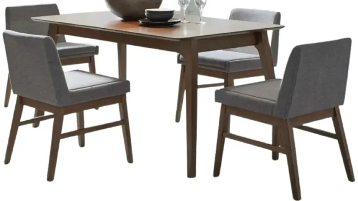 Liberty Furniture Space Savers 5-Piece Satin Walnut Dining Set