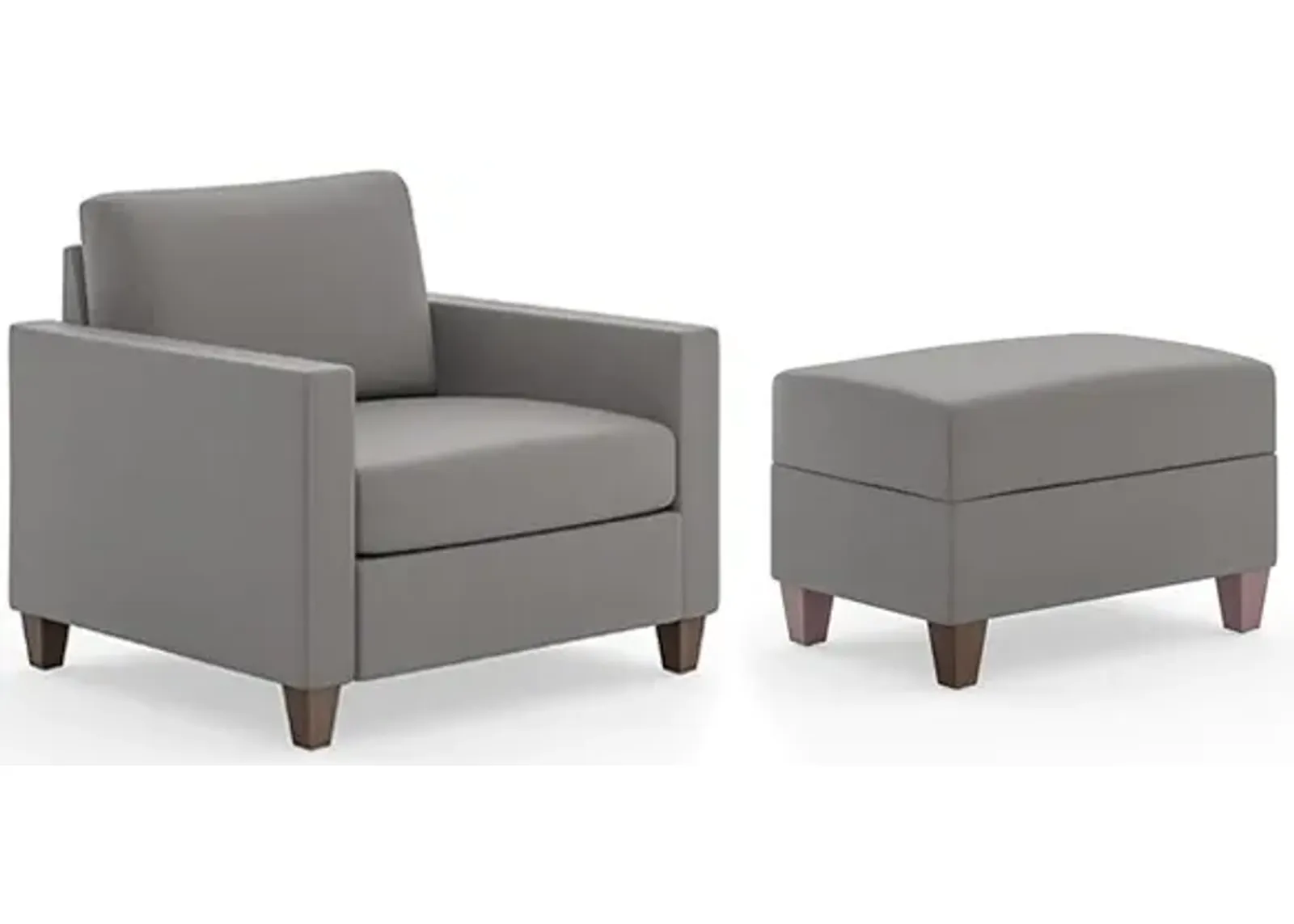 homestyles® Dylan Gray Chair and Ottoman Set