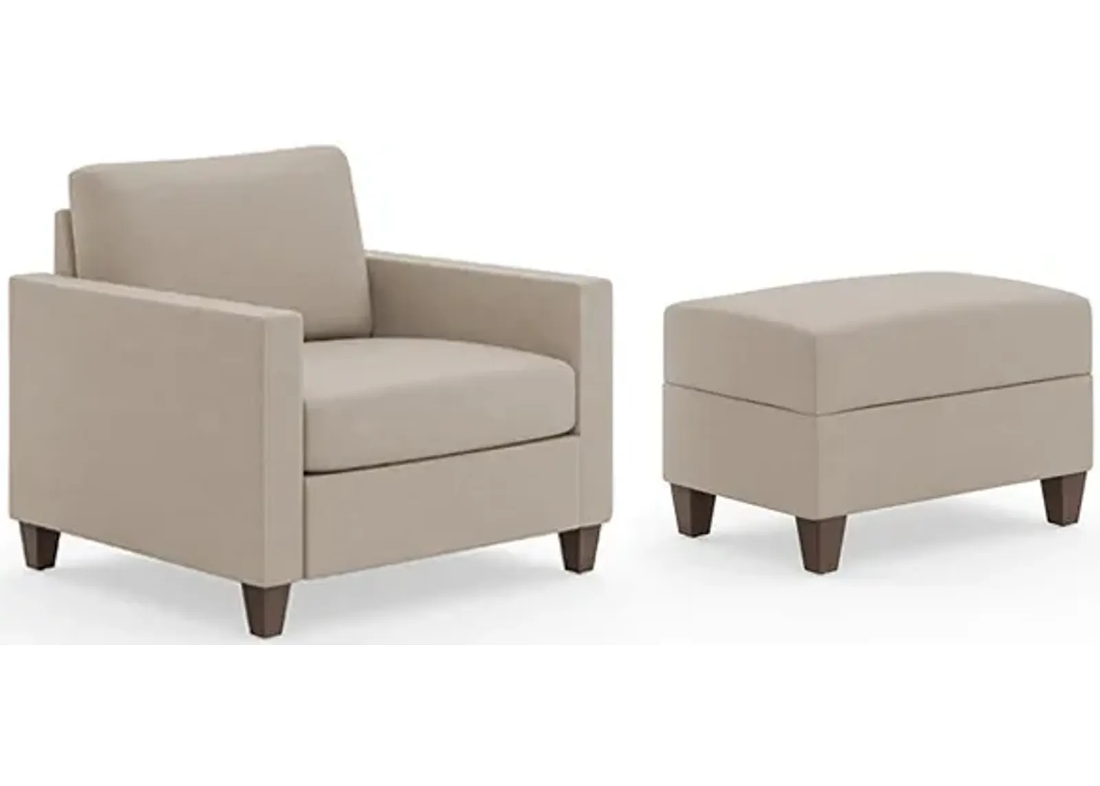 homestyles® Dylan Tan Chair and Ottoman Set