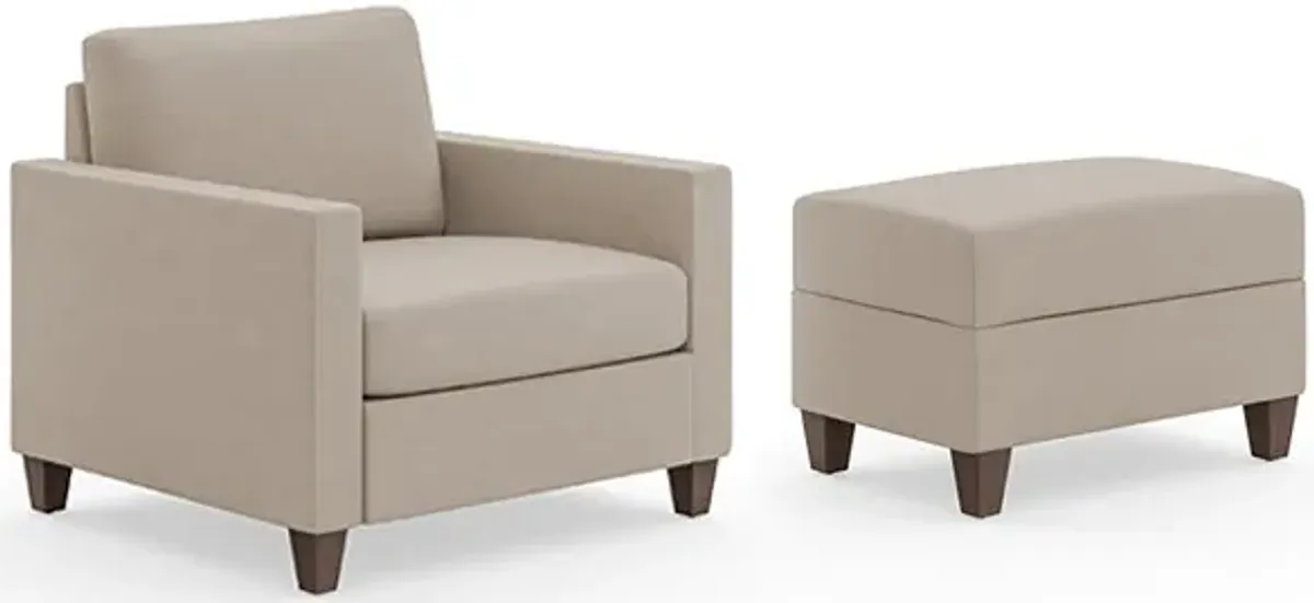 homestyles® Dylan Tan Chair and Ottoman Set