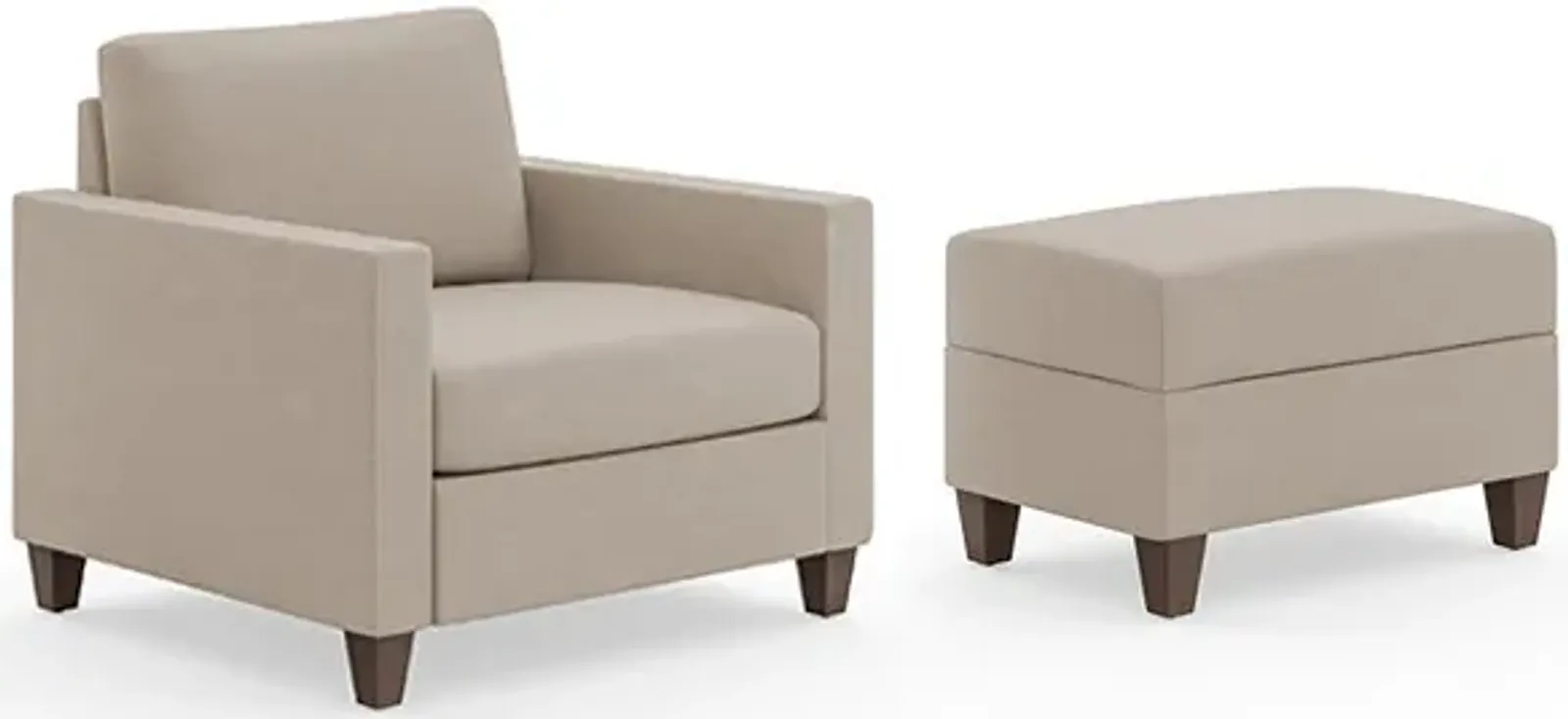 homestyles® Dylan Tan Chair and Ottoman Set