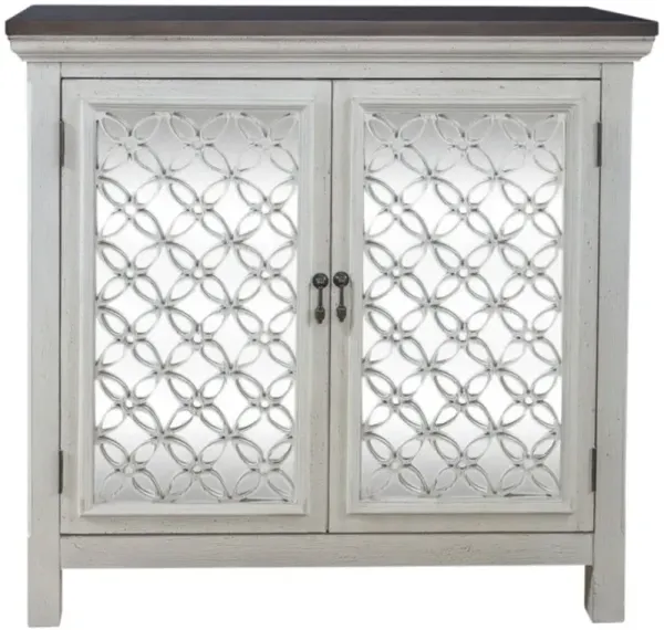 Liberty Furniture Westridge Antique White 2-Door Accent Cabinet