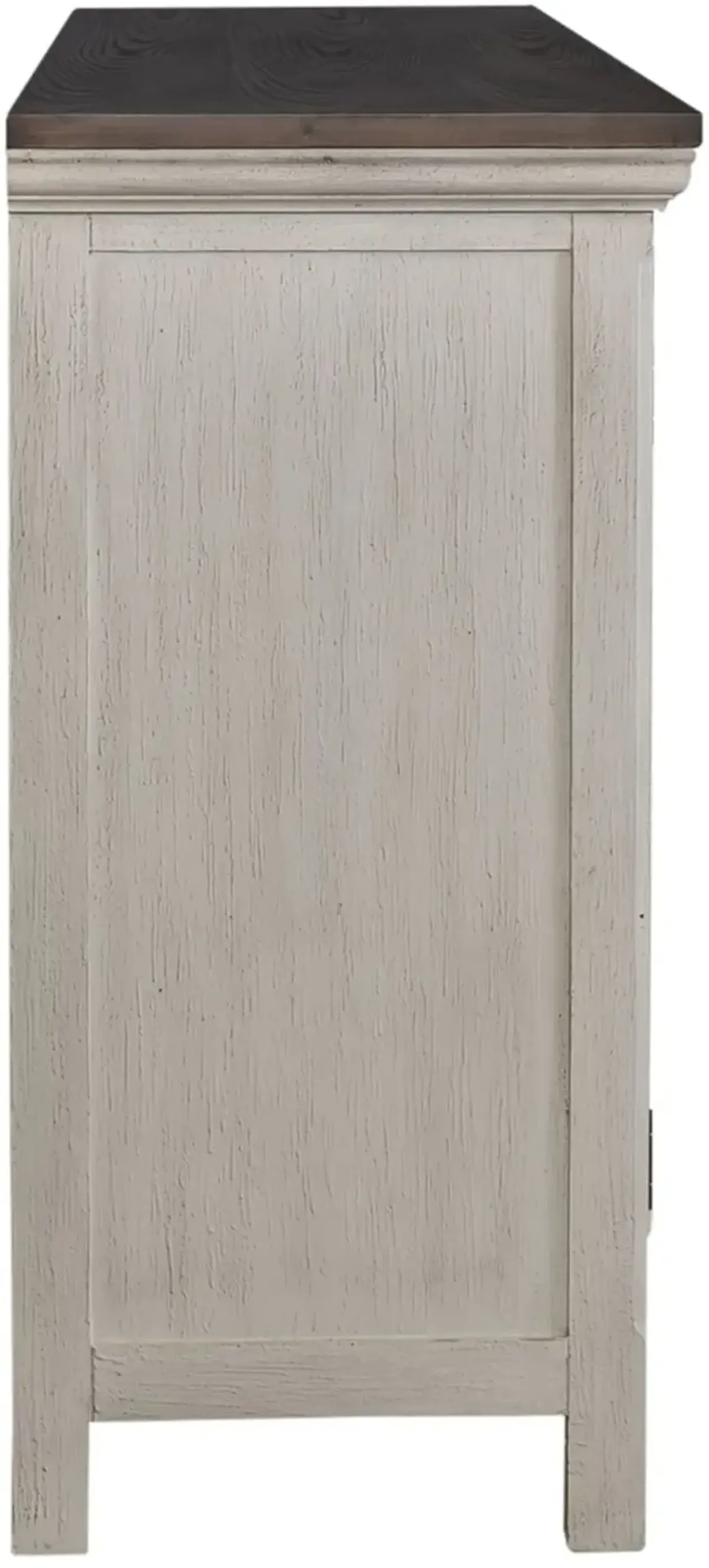 Liberty Furniture Westridge Antique White/Wire Brushed Gray Accent Cabinet