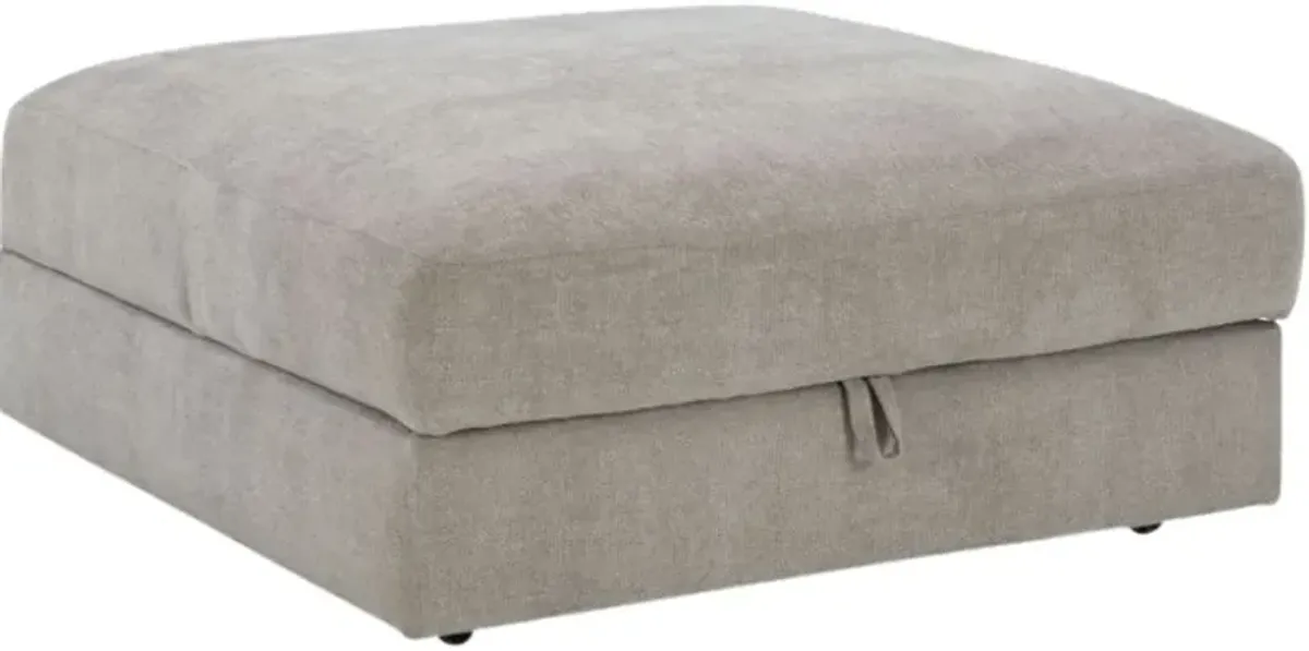 Benchcraft® Aslan Court Flax Ottoman with Storage