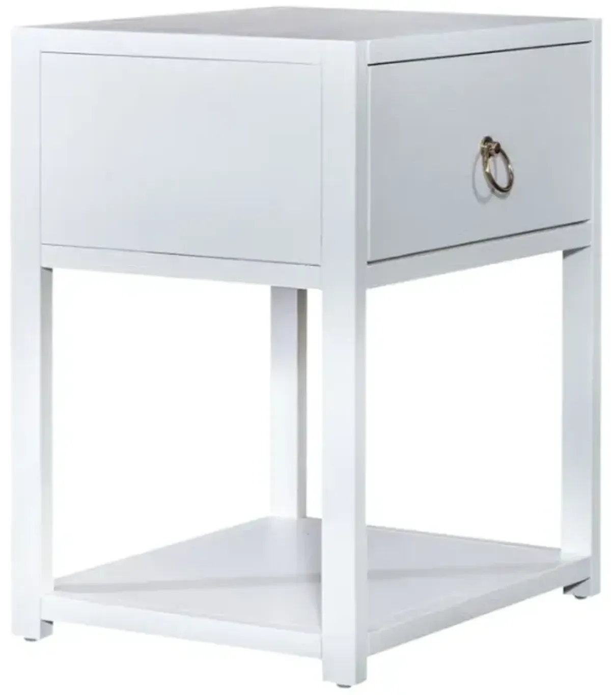 Liberty Furniture East End Wirebrushed White End Table