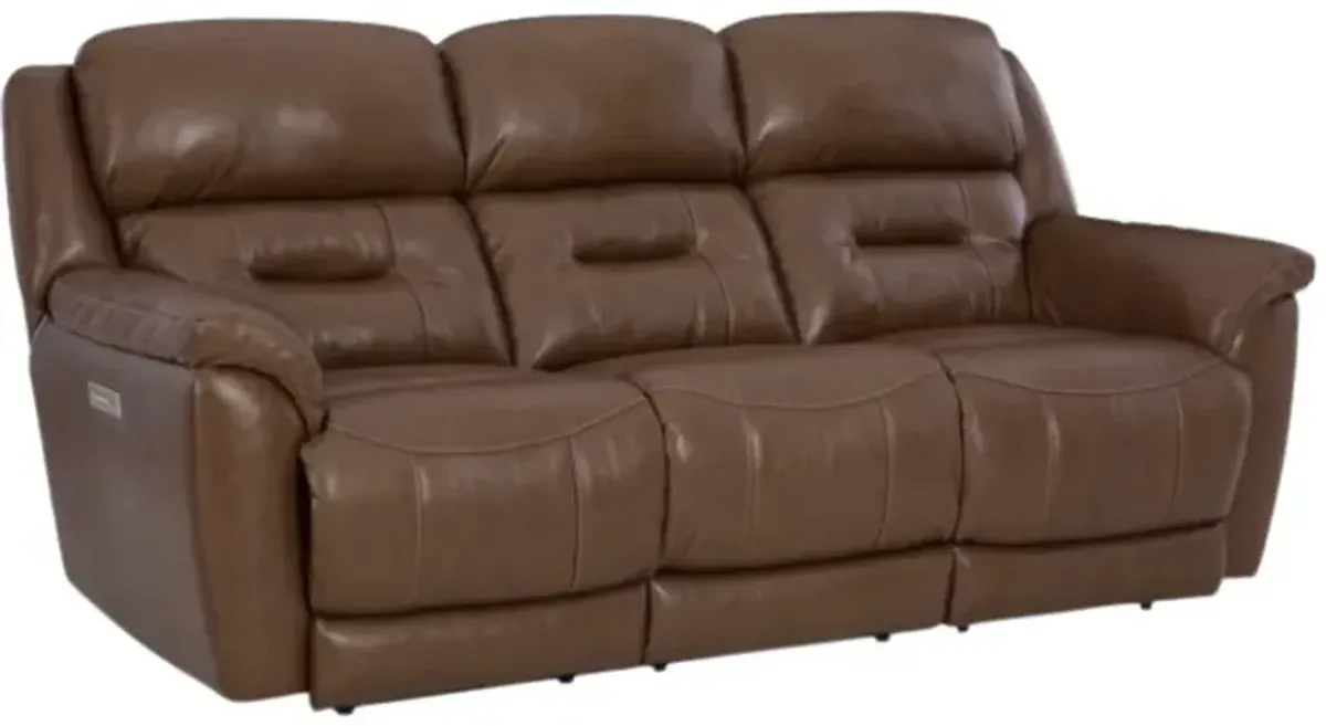 HomeStretch Contender Saddle Power Reclining Sofa