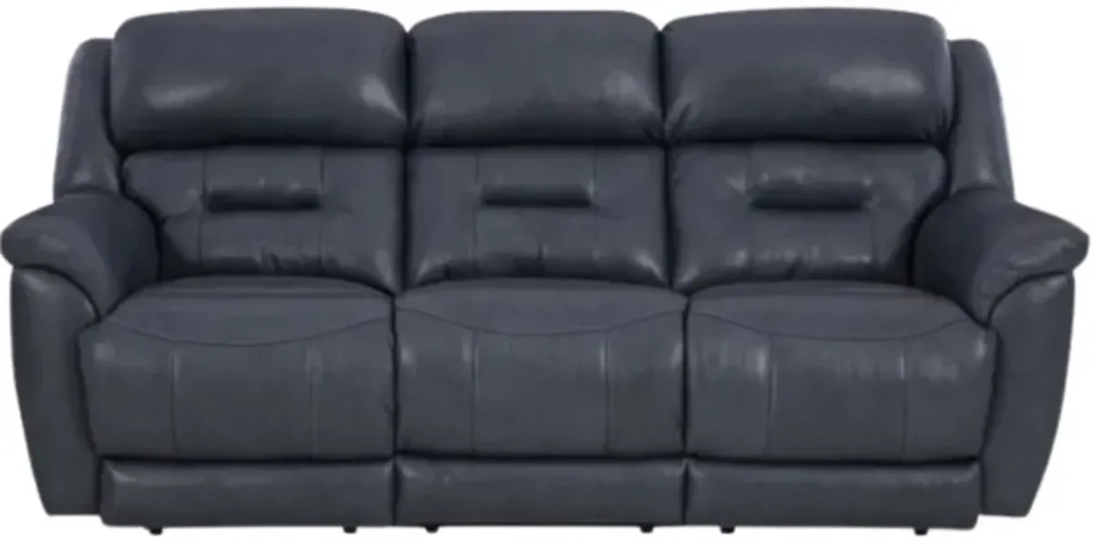 HomeStretch Contender Midnight Power Reclining Sofa