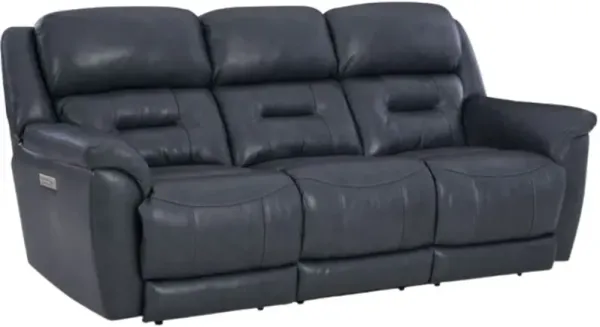 HomeStretch Contender Midnight Power Reclining Sofa
