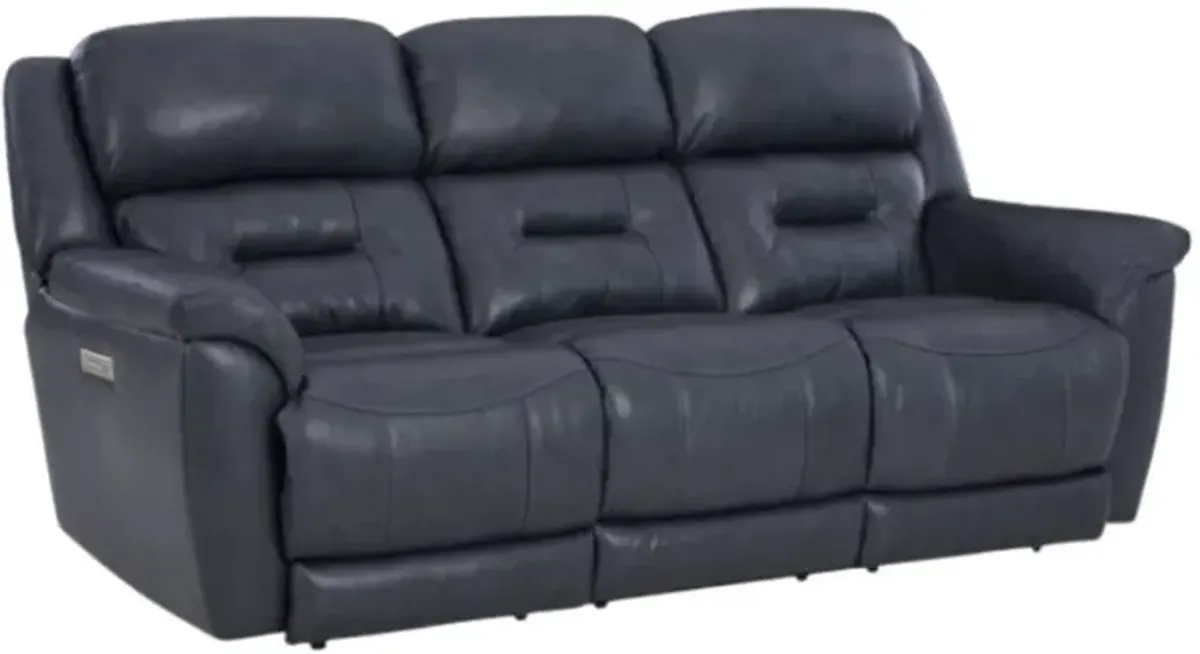 HomeStretch Contender Midnight Power Reclining Sofa
