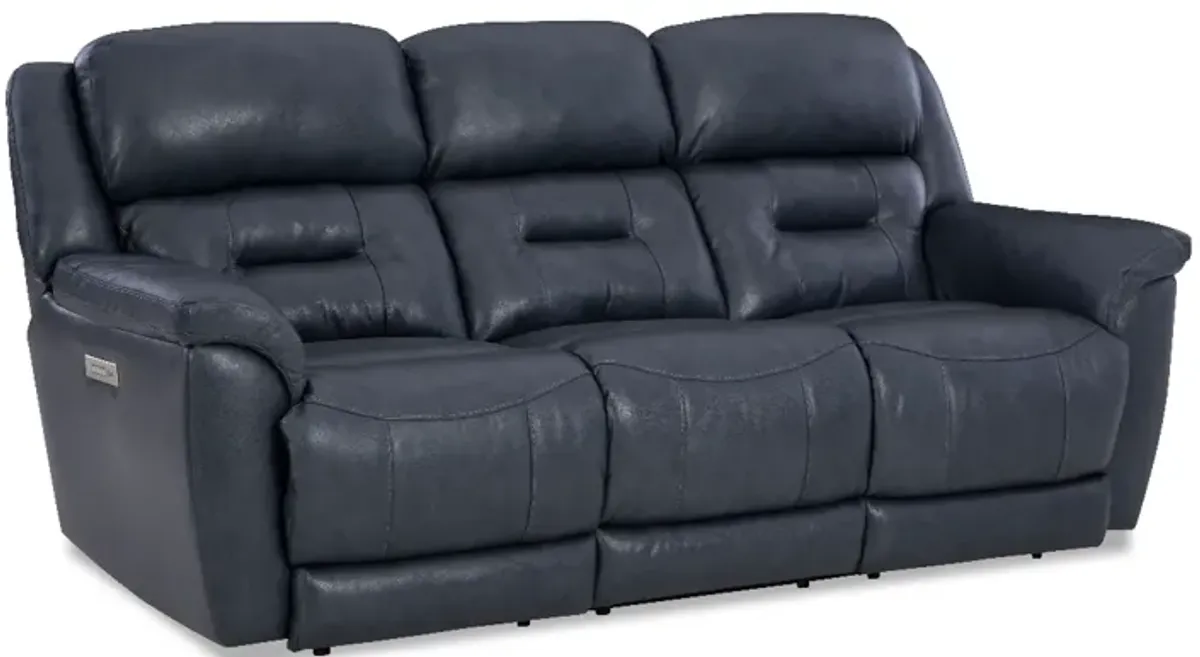 Homestretch Contender Leather Triple Power Zero Gravity Reclining Sofa