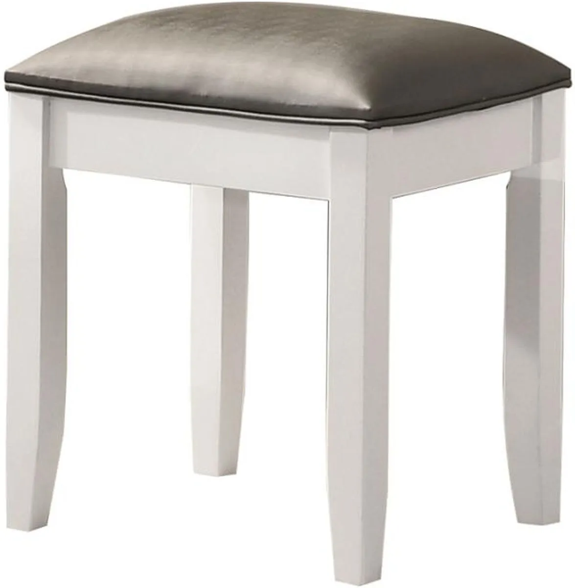 Coaster® Felicirt Glossy White Vanity Stool