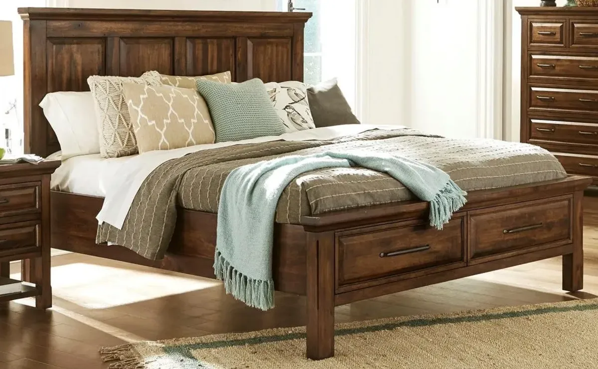 Napa Furniture Design Hill Crest Brown Eastern King Bed