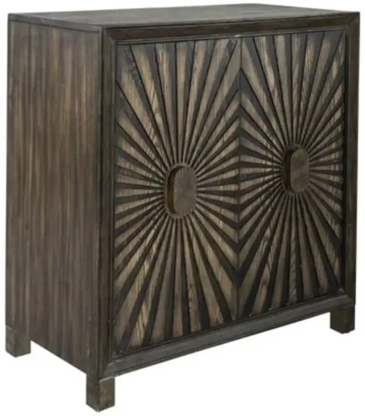 Liberty Furniture Chaucer Aged Whiskey Wine Cabinet